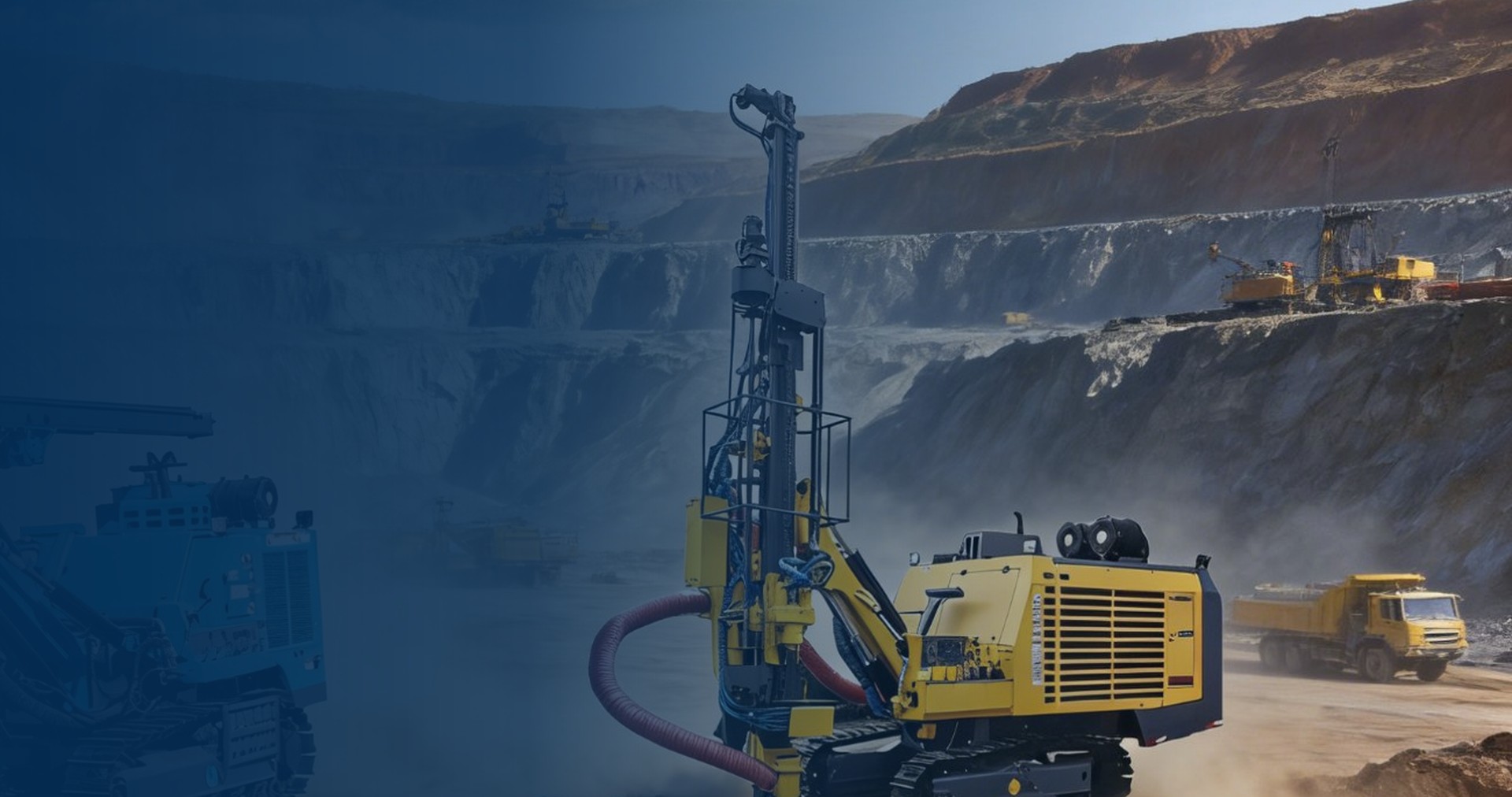 Open-pit DTH drill rig